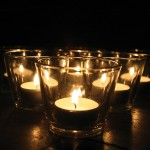 Candlelight-Dinner im Kerzenschein